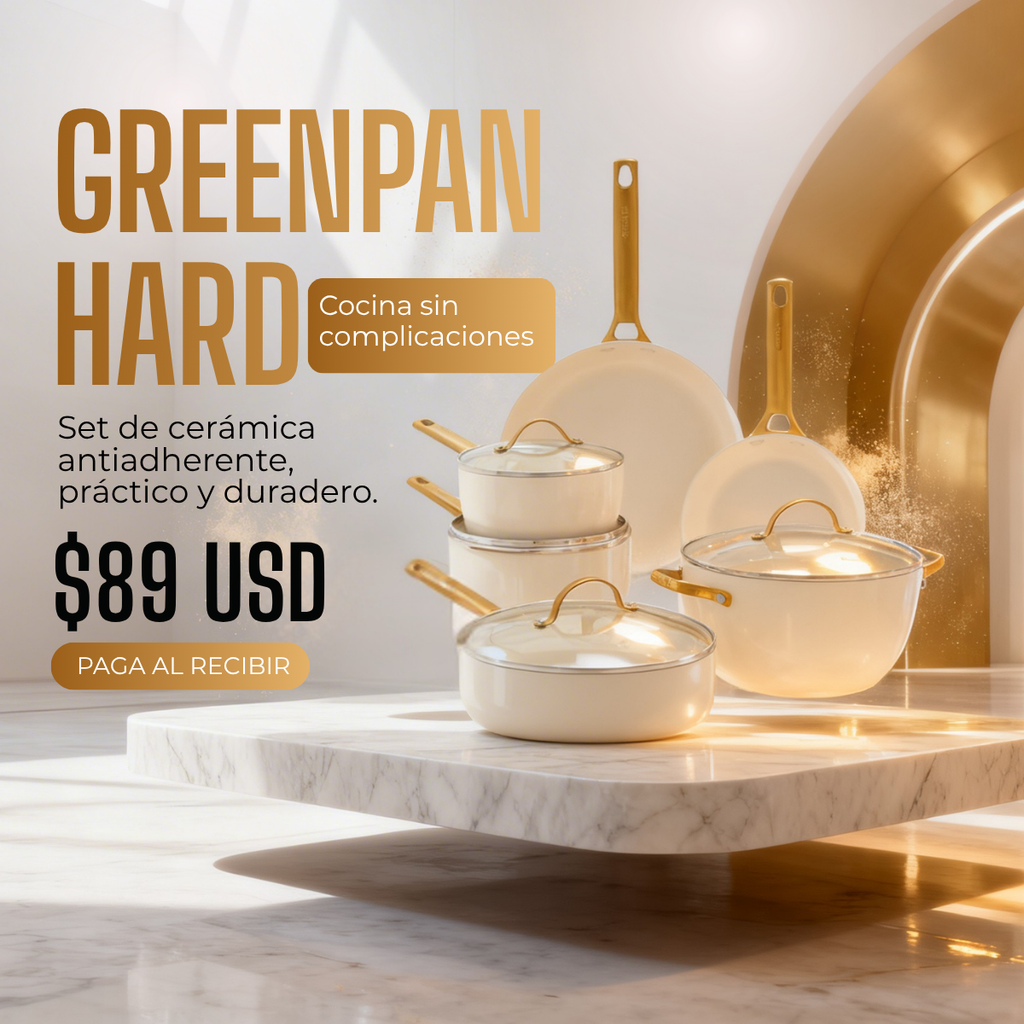 Juego de Ollas de Cerámica Antiadherentes – 10 Piezas + REGALO SORPRESA