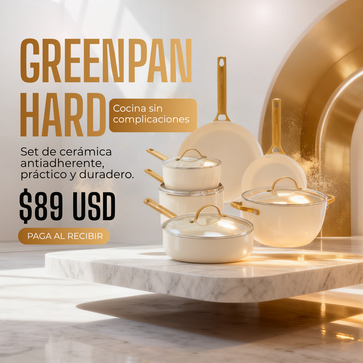 Juego de Ollas de Cerámica Antiadherentes – 10 Piezas + REGALO SORPRESA