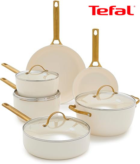 Juego de Ollas de Cerámica Antiadherentes GREENPAN – 10 Piezas + REGALO SORPRESA