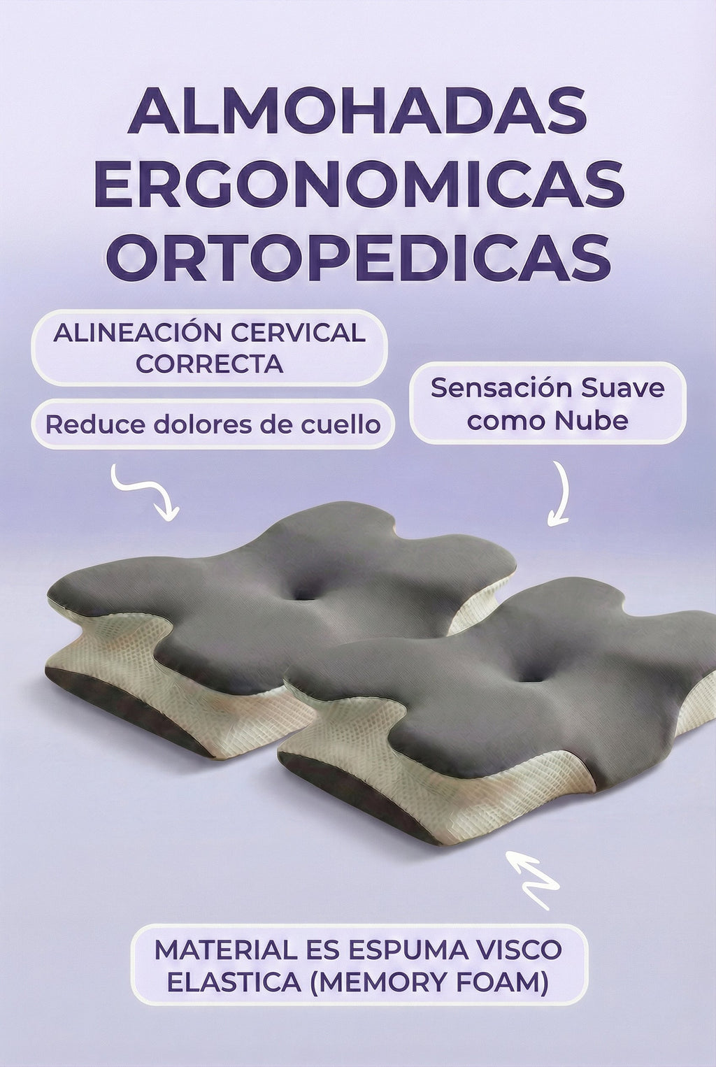 Almohada Ergonomica Ortopedica TT